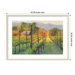 Amanti Art Silverado Afternoon Landscape by Christine Debrosky Wood Framed Wall Art Print, 41" x 30" (A42675643532)