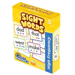 Junior Learning Rainbow Phonics Sight Word Cards, High Freguency, 52/Set (JRLRP108)