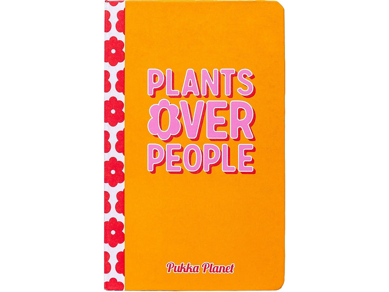 Pukka Pad Plants Over People Notebook, 5.28" x 8.46", Wide-Ruled, 96 Sheets, Orange (9705-SPP)
