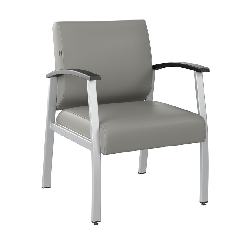 Bush Business Furniture Arrive Vinyl Guest Chair, Light Gray (CH3901GVL-03)