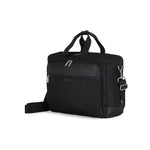 Bugatti Lucas Polyester Briefcase, Laptop Compatible, Black (EXB530-Black)