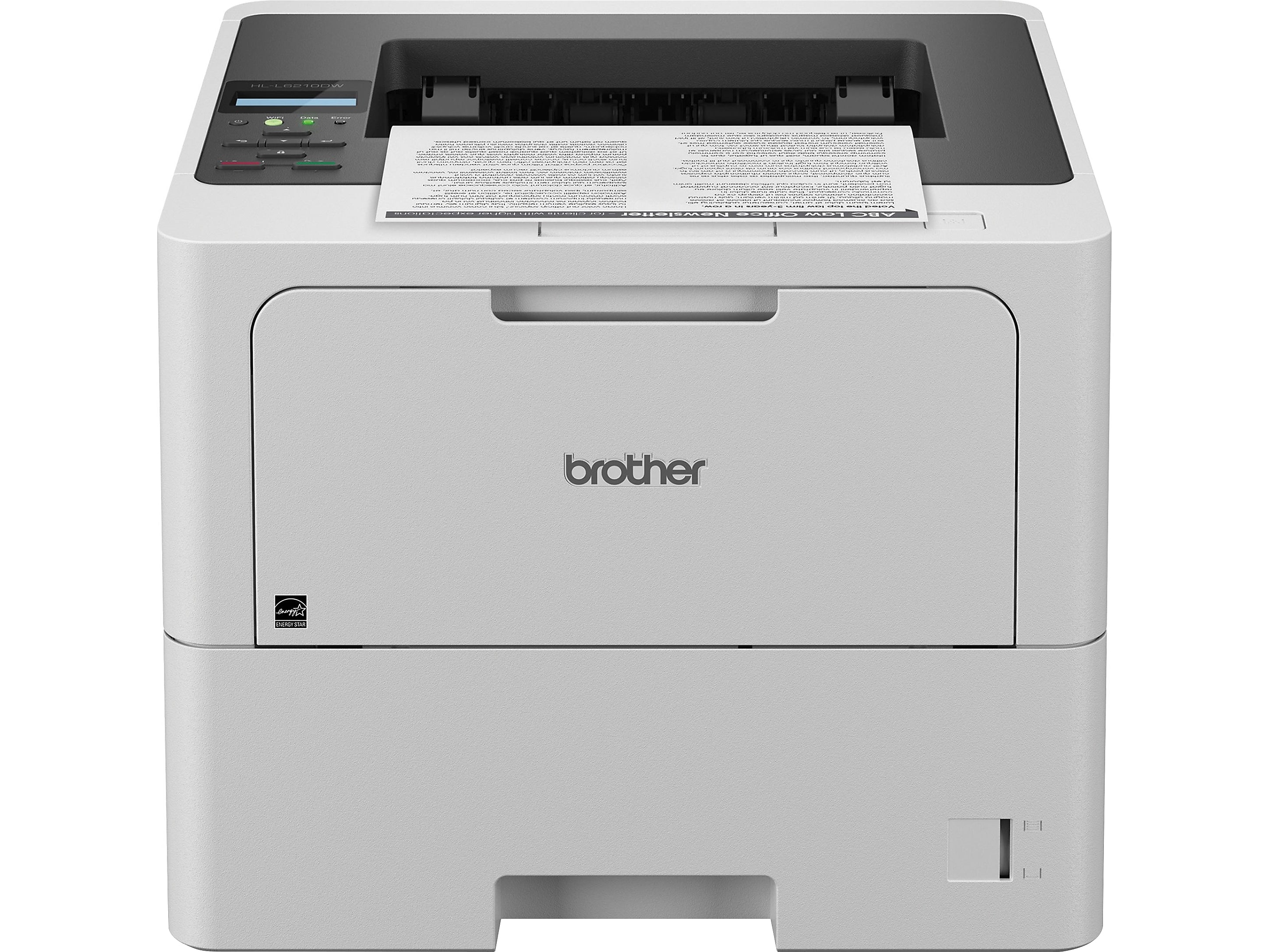 Brother HL‐L6210DW Business Monochrome Laser Printer, Large Paper Capacity, Wireless Networking