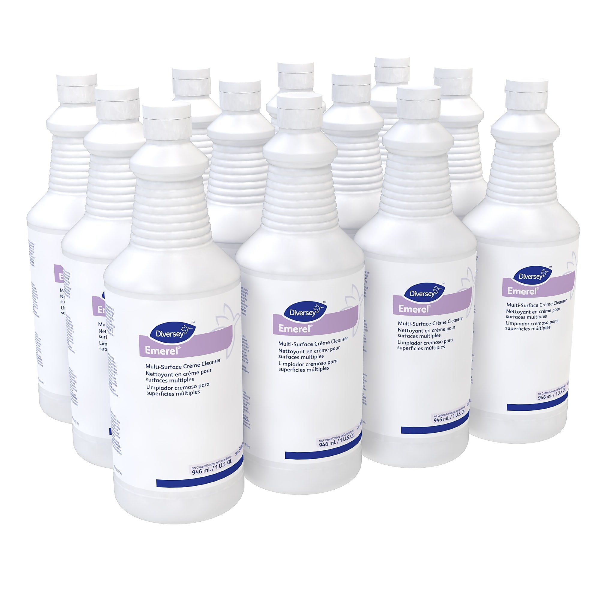 Diversey Emerel All-Purpose Cream Cleaner, Fresh Scent, 32 oz., 12/Carton (94995295)