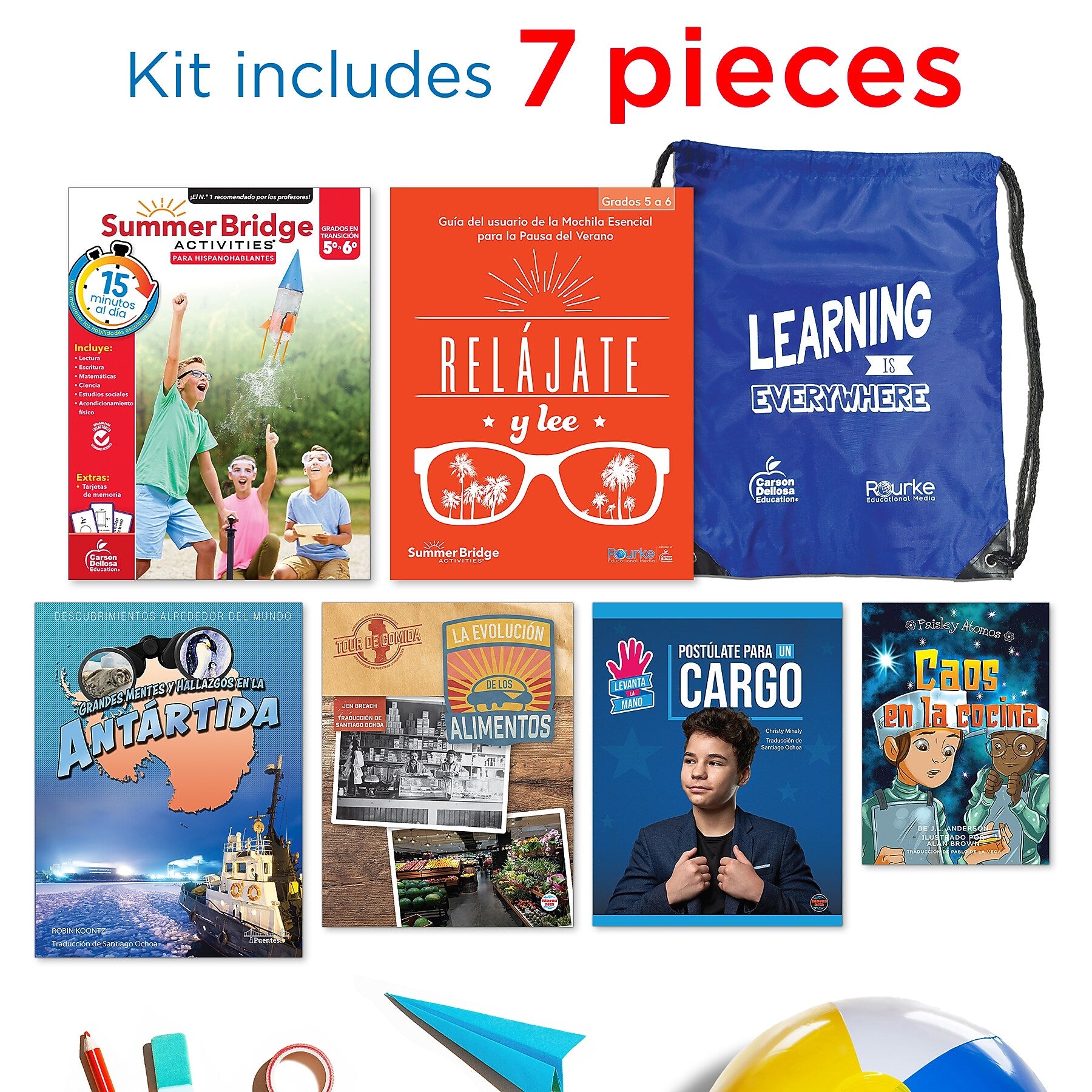 Summer Bridge Activities Summer Bridge Spanish Backpack, Grade 5-6 Workbook, 7/Set (CD-145441)