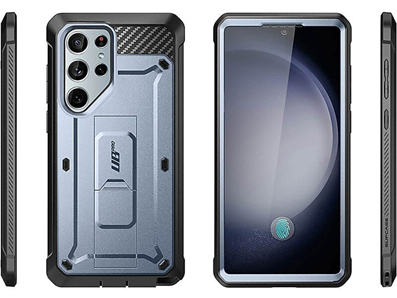 SUPCASE Unicorn Beetle PRO Rugged Case for Samsung Galaxy S24 Ultra, Shock-Absorbing, Metallic Blue