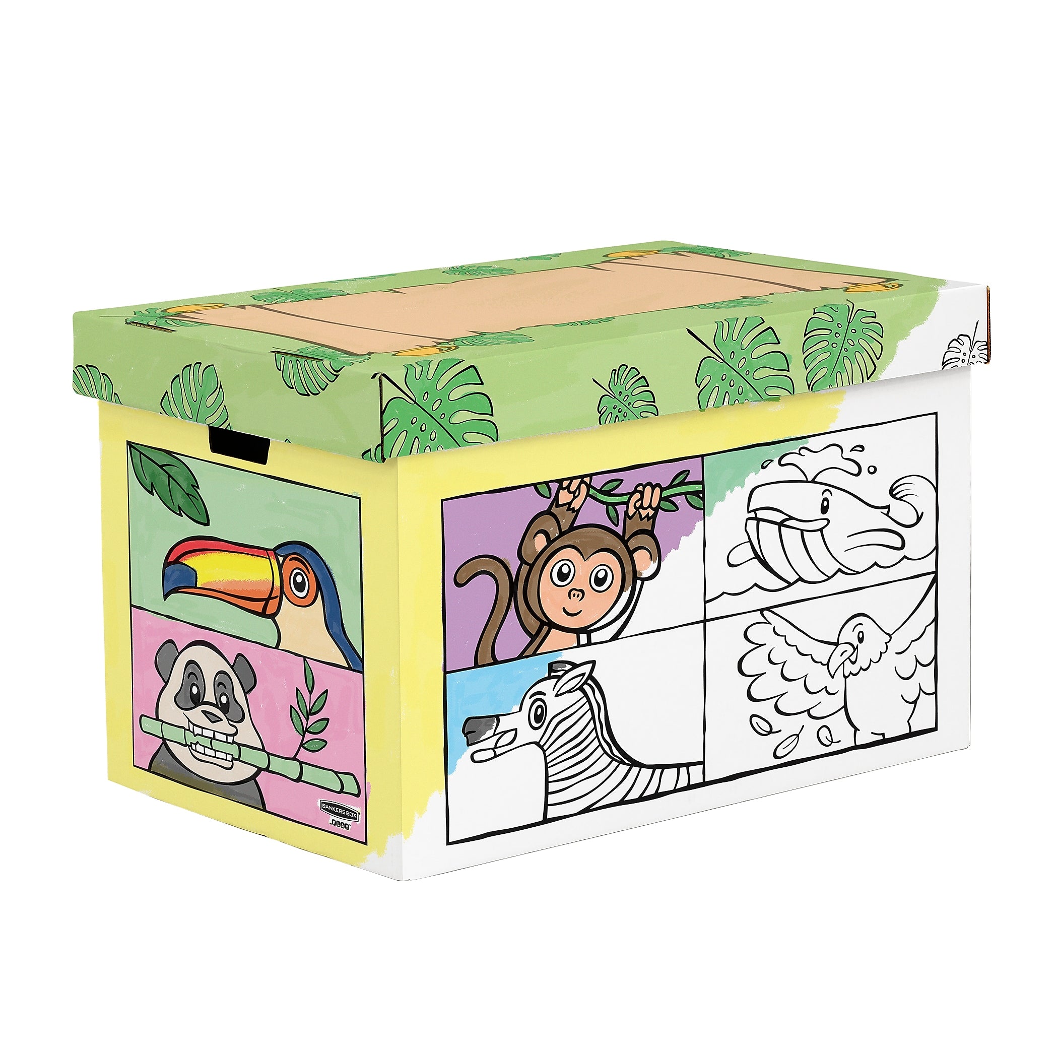 Bankers Box at Play Animal Print Toybox