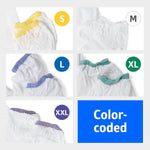 Medline EMS 15mmHg Thigh High Anti-Embolism Stockings, White, Small, Short Length, Pair (MDS160820H)