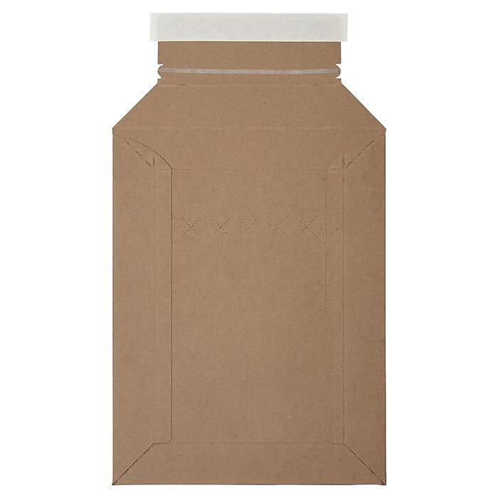 LUX 9.75" x 12.75" Self-Sealing Fiberboard Mailer, Brown Kraft, 50/Box (CON-HDC2-50)