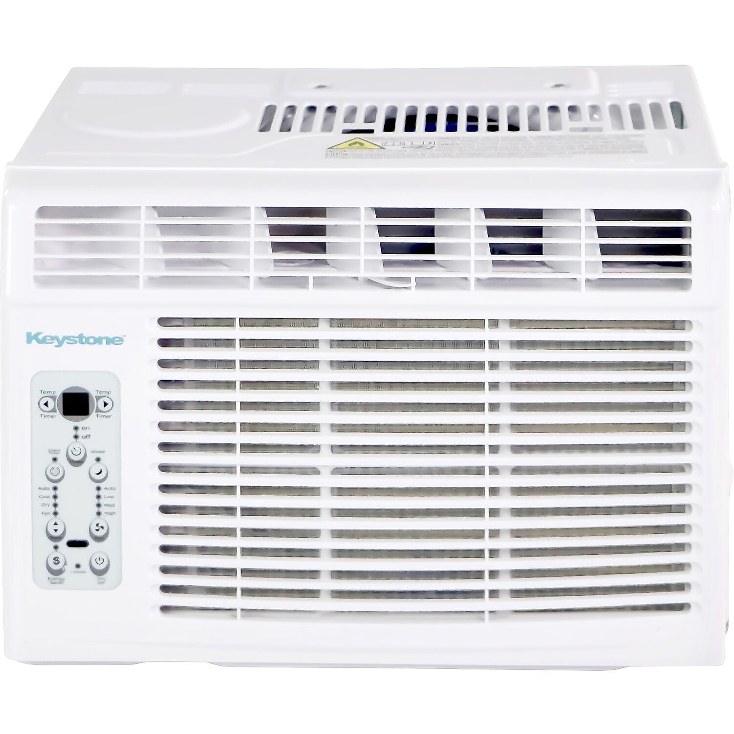 Keystone 8,000 BTU Window-Mounted Air Conditioner with Follow Me LCD Remote Control, White (KSTAW08CE)