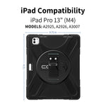 CODi Rugged 13" Case for iPad Pro M4, Black (C30705092)