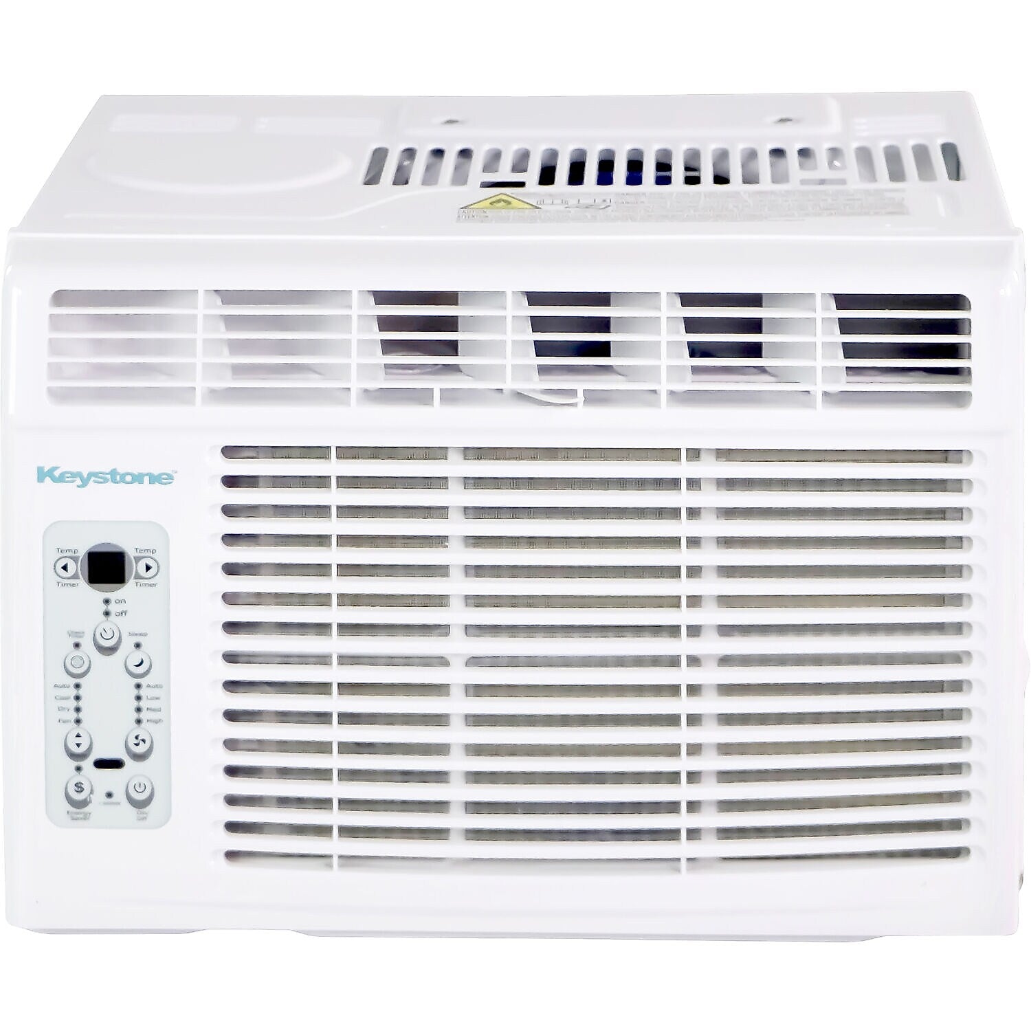 Keystone 12,000 BTU Window-Mounted Air Conditioner with Follow Me LCD Remote Control, White (KSTAW12CE)