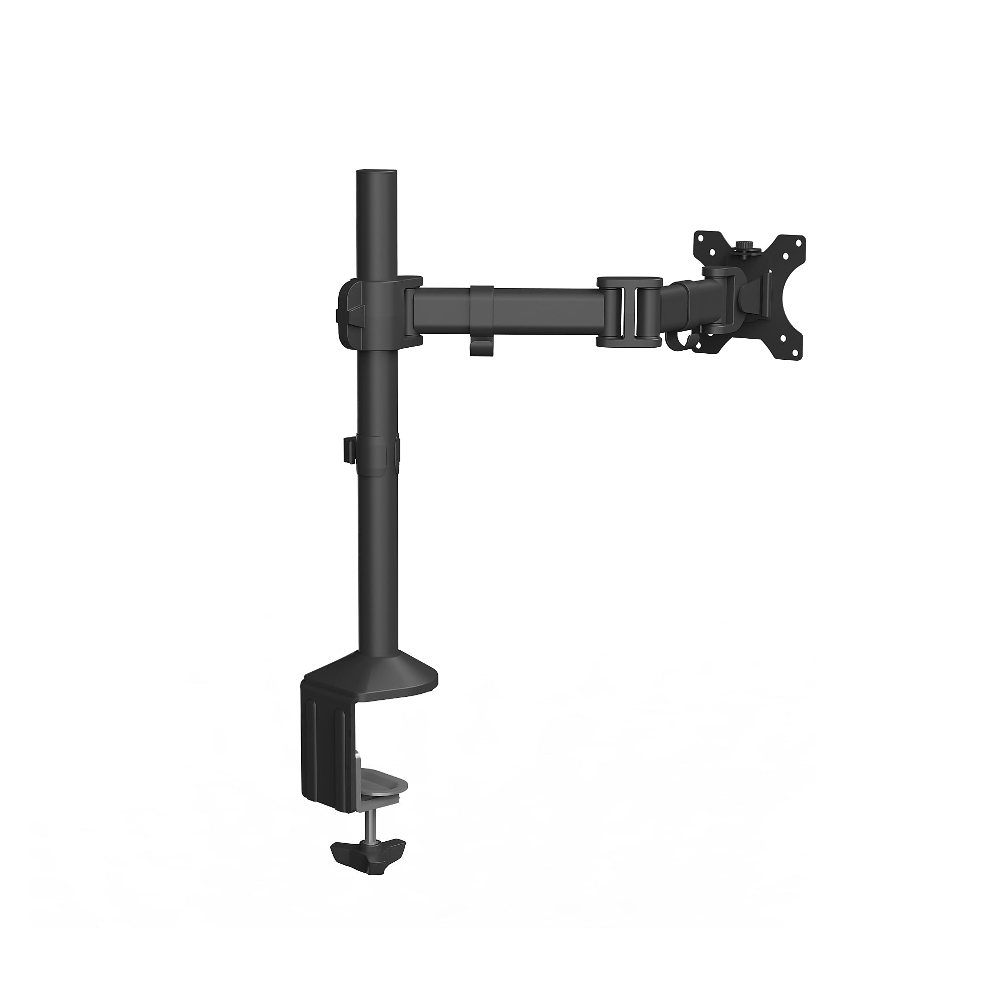 Fellowes Reflex Adjustable Monitor Arm, Up to 32" Monitor, Black (8502501)