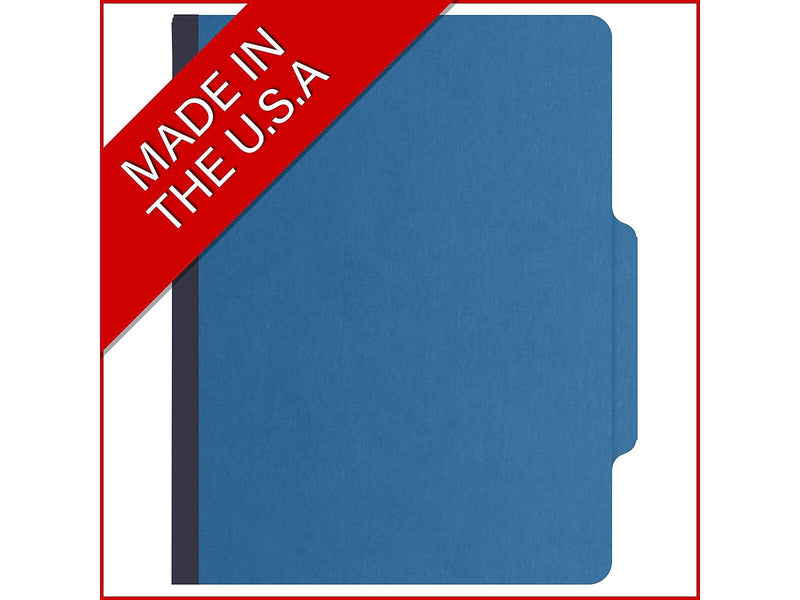 Medical Arts Press Pressboard Classification Folder, 2" Expansion, Letter Size, Royal Blue, 25/Box (DV-T42-02-3RBL)