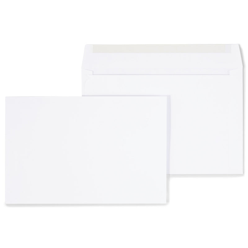 Staples Gummed Booklet Envelopes, 6" x 9", White, 250/Box (472852/19306)