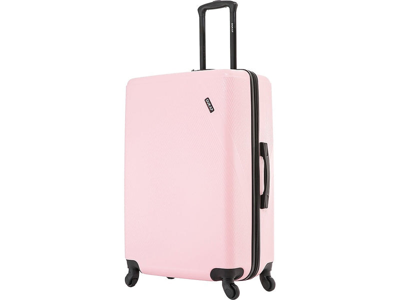 DUKAP Discovery 28" Hardside Suitcase, 4-Wheeled Spinner, TSA Checkpoint Friendly, Pink (DKDIS00L-PNK)