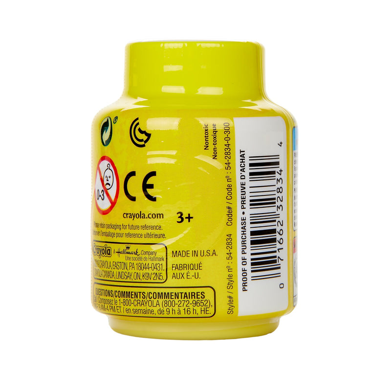 Crayola Washable Kid's Paint, Yellow, 2 oz., 12/Bundle (BIN542834-12)