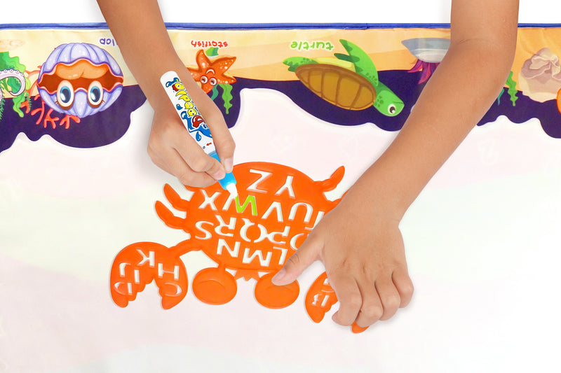 Tytan Toys Water-Based Doodling Activity Mat, Under-the-Sea Theme (ACTYT009)