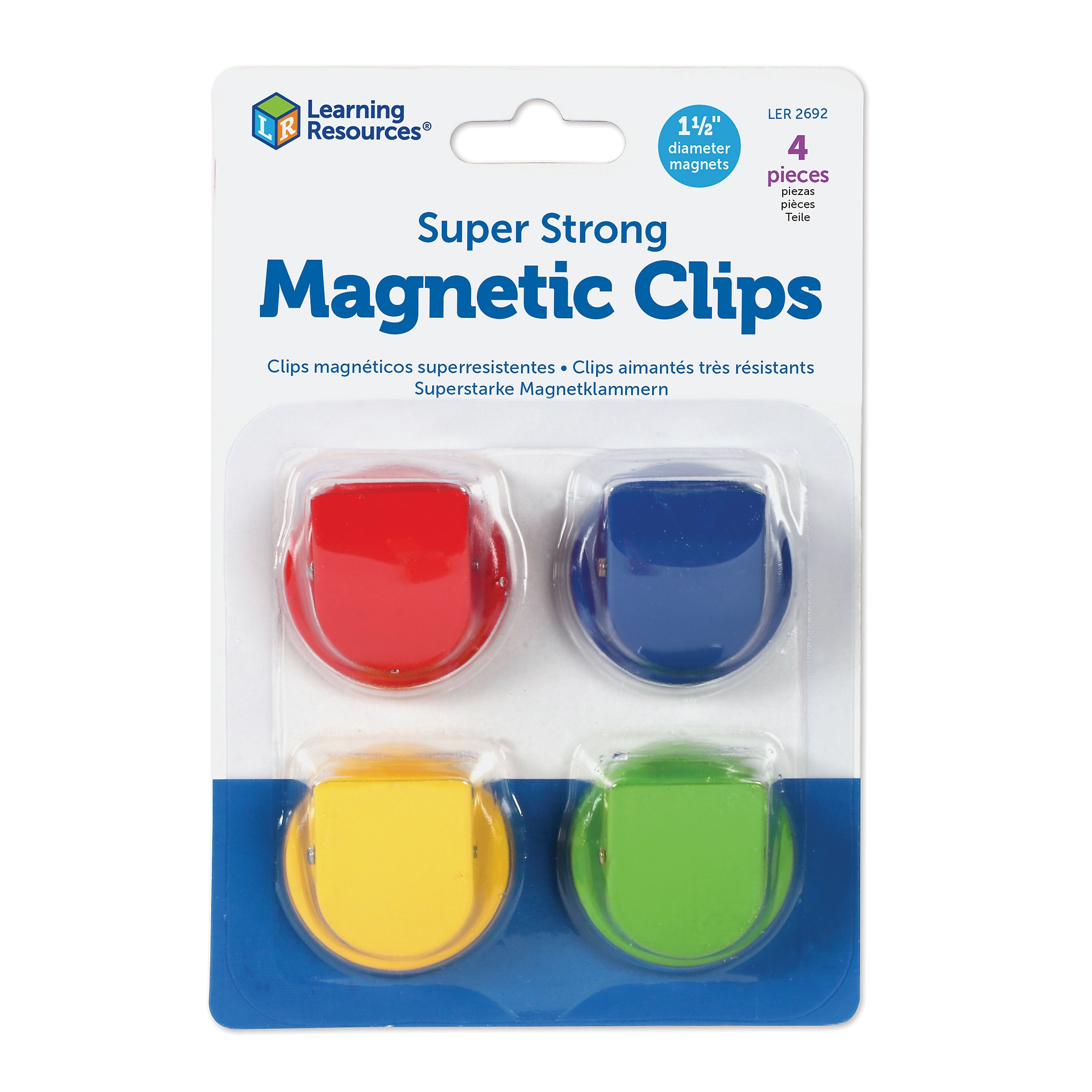 Learning Resources Super Strong Magnetic Clips Set (LER2692)