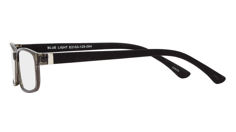 SAV +1.25 Blue Light Reading Glasses, Smoke (E2103)