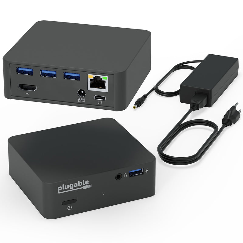 Plugable USB-C Mini Docking Station with 85W Power Delivery  (UD-CAM)