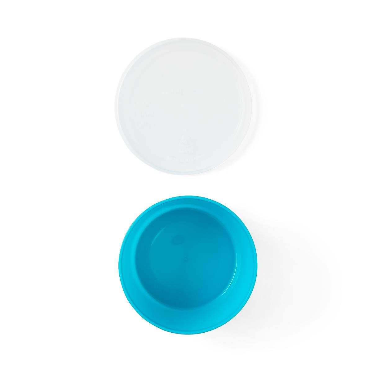 Medline Denture Containers, Aqua, 25/Pack (DYND70293Z)