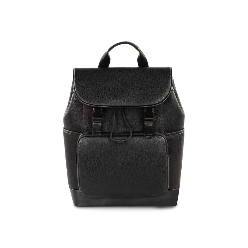 Bugatti Central Laptop Backpack, Medium, Black (BKP2434BU-BLK)
