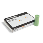 Coastwide Professional™ 33 Gallon Trash Bag with 30% PCR, 33" x 39", Low Density, 0.8 mil, Green, 200 Bags/Box (CW62421)