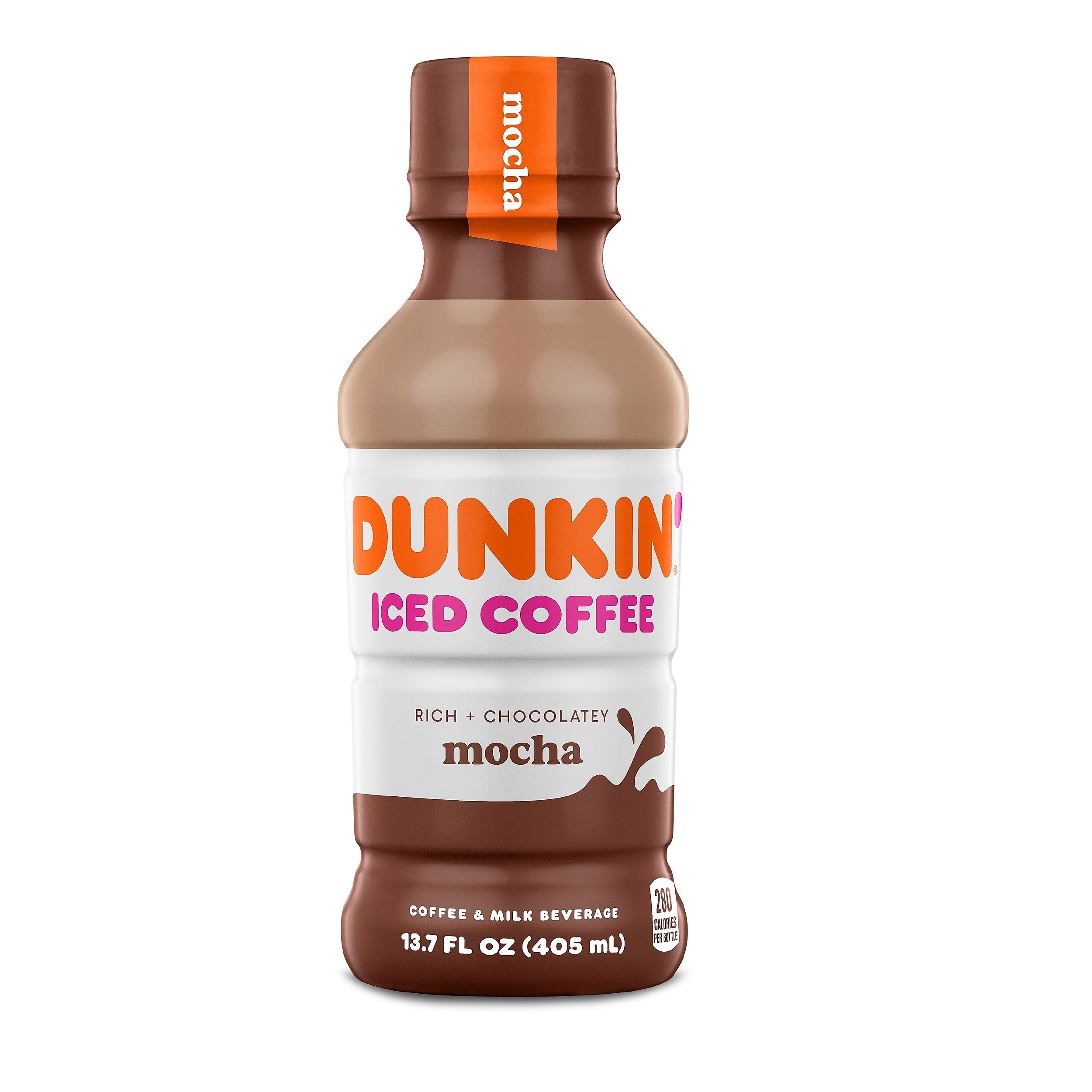 Dunkin' Donuts Iced Mocha Coffee, 13.7 oz., 12/Carton (049000072389)