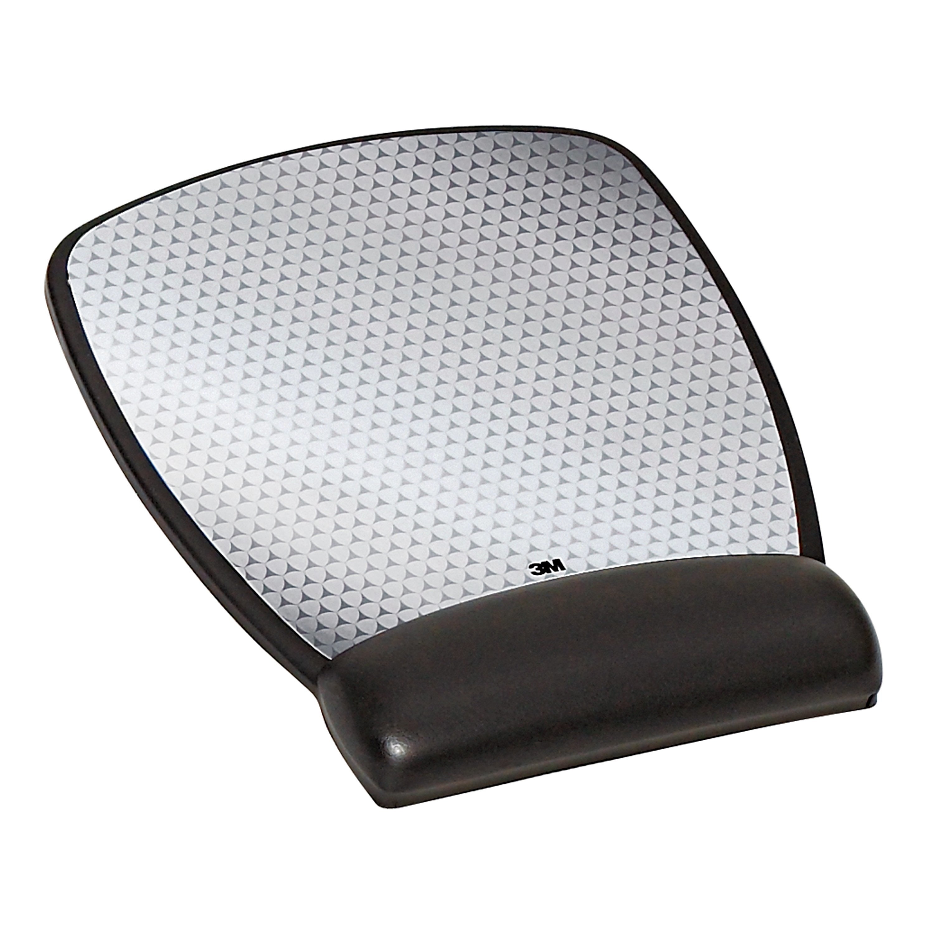 3M Precise Mouse Pad with Gel Wrist Rest, Optical Mouse Performance, Battery Saving Design, 6.8" x 8.6", Vertex (MW309LE)