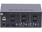 StarTech P2DD46A2-KVM-SWITCH USB DisplayPort 2-Port Dual-Monitor KVM Switch