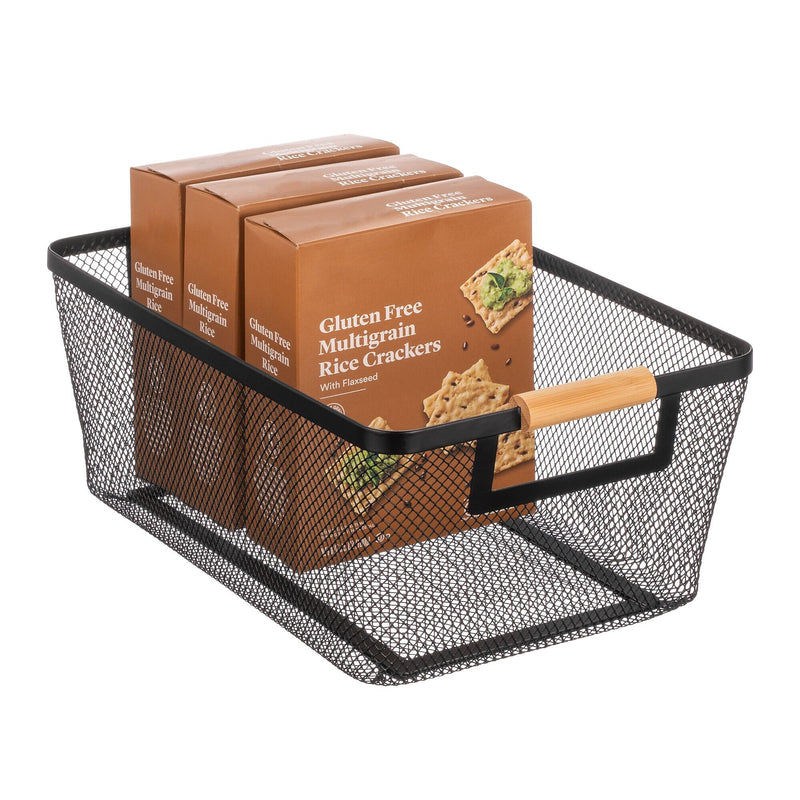 mDesign Steel Organizer, Matte Black (24357W)