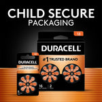 Duracell Size 13 Orange Hearing Aid Batteries, 8/Pack (DA13B8ZMR09)