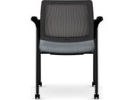 HON Ignition Fabric/Mesh Multipurpose Stacking Chair, Basalt/Black (HIGS6.F.H.IM.APX25.T)