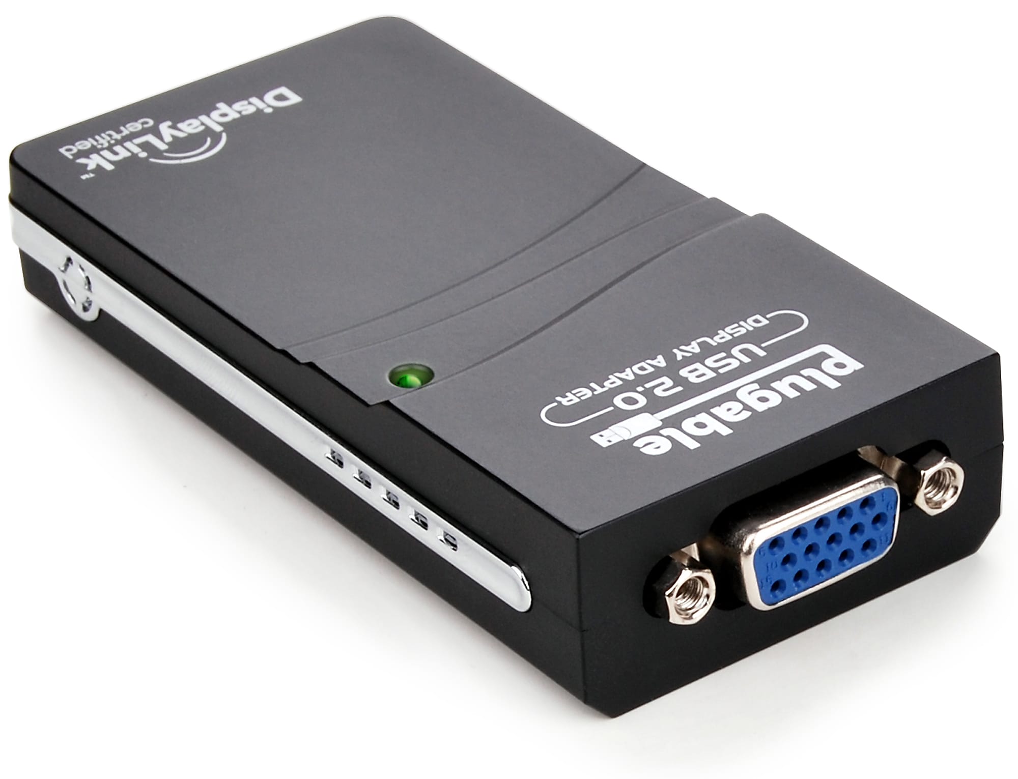 Plugable USB 2.0 External Graphic Adapter, Black (USB-VGA-165)
