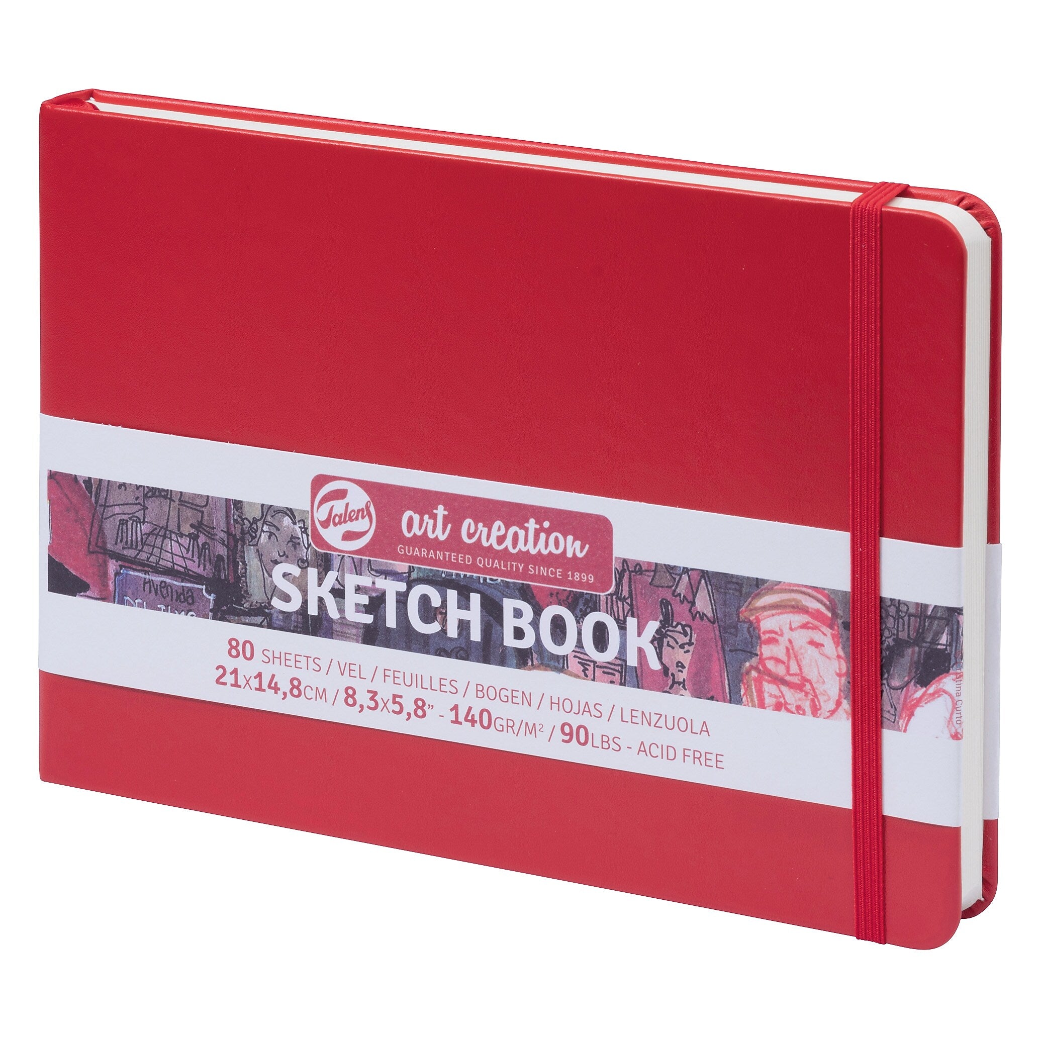 Talens Art Creation 8.3" x 5.8" Sketch Book, 80 Sheets/Book, 3/Bundle (TLN9314205M-3)