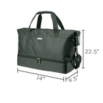 Ricardo Beverly Hills Avalon 22.5" Polyester Carry-On Weekender Duffel, Juniper Green (135-19-380-DFL)