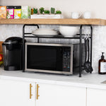 Mind Reader Metal Kitchen Shelf, Black (1TCOUMIC-BLK)