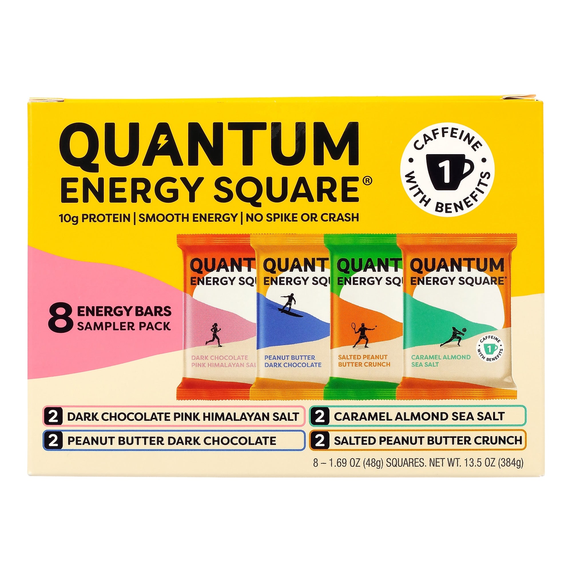 Quantum Energy Squares Variety Pack, 8/Pack (381-00007)