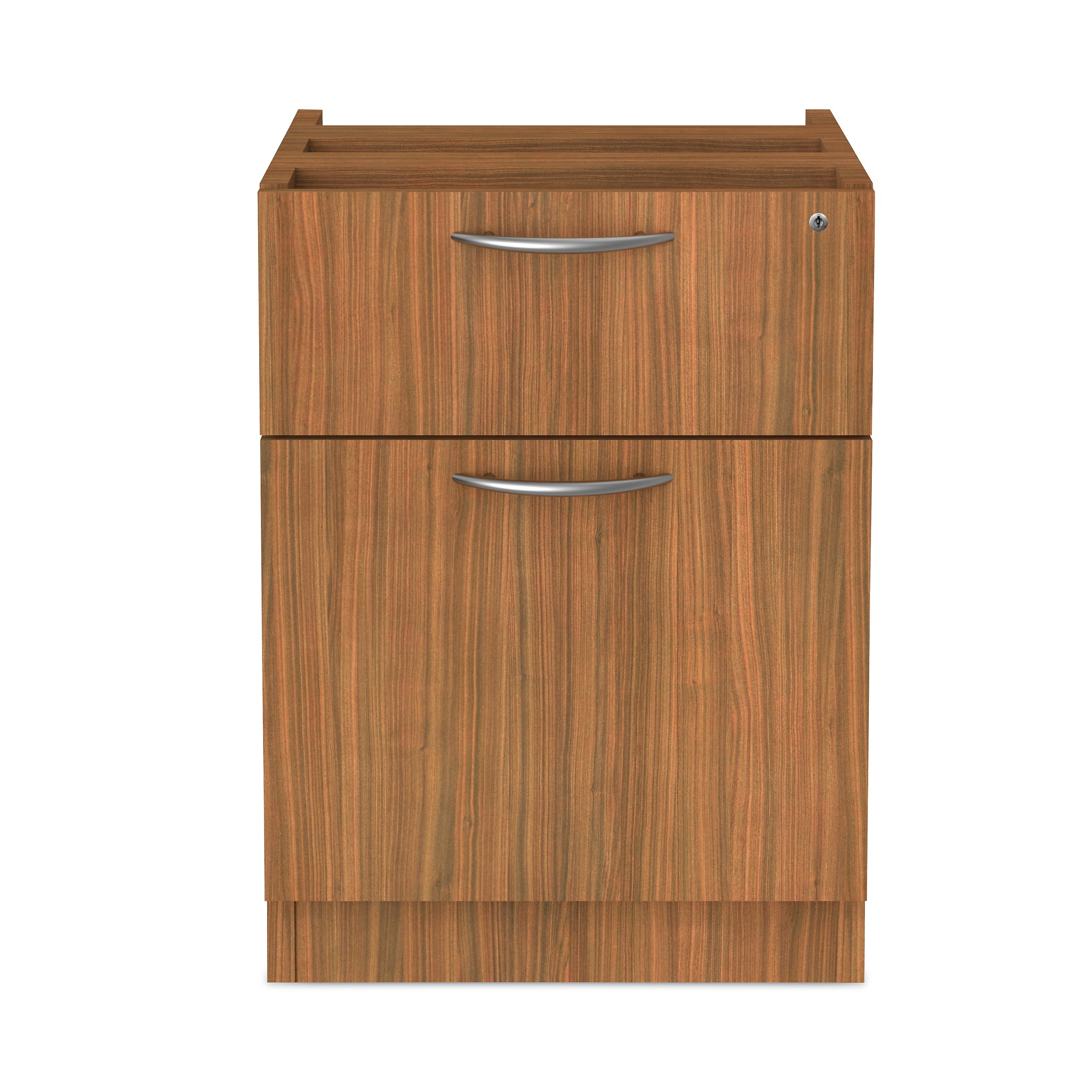 Alera Valencia Series Hanging Box/File Pedestal, 15.63w x 20.5d x 19.25h, Modern Walnut