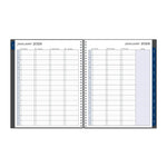 2026 Blue Sky Passages 8.5" x 11" Calendar Year Weekly & Monthly Planner, Plastic Cover, Gray (100009-26)
