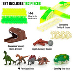 JitteryGit Dino's Escape Race Track Site Toy Set, Multicolored (000860007733048)