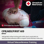 American Red Cross Virtual First Aid, CPR & AED Training, 1 Student (FACPRAEDAVKIT)