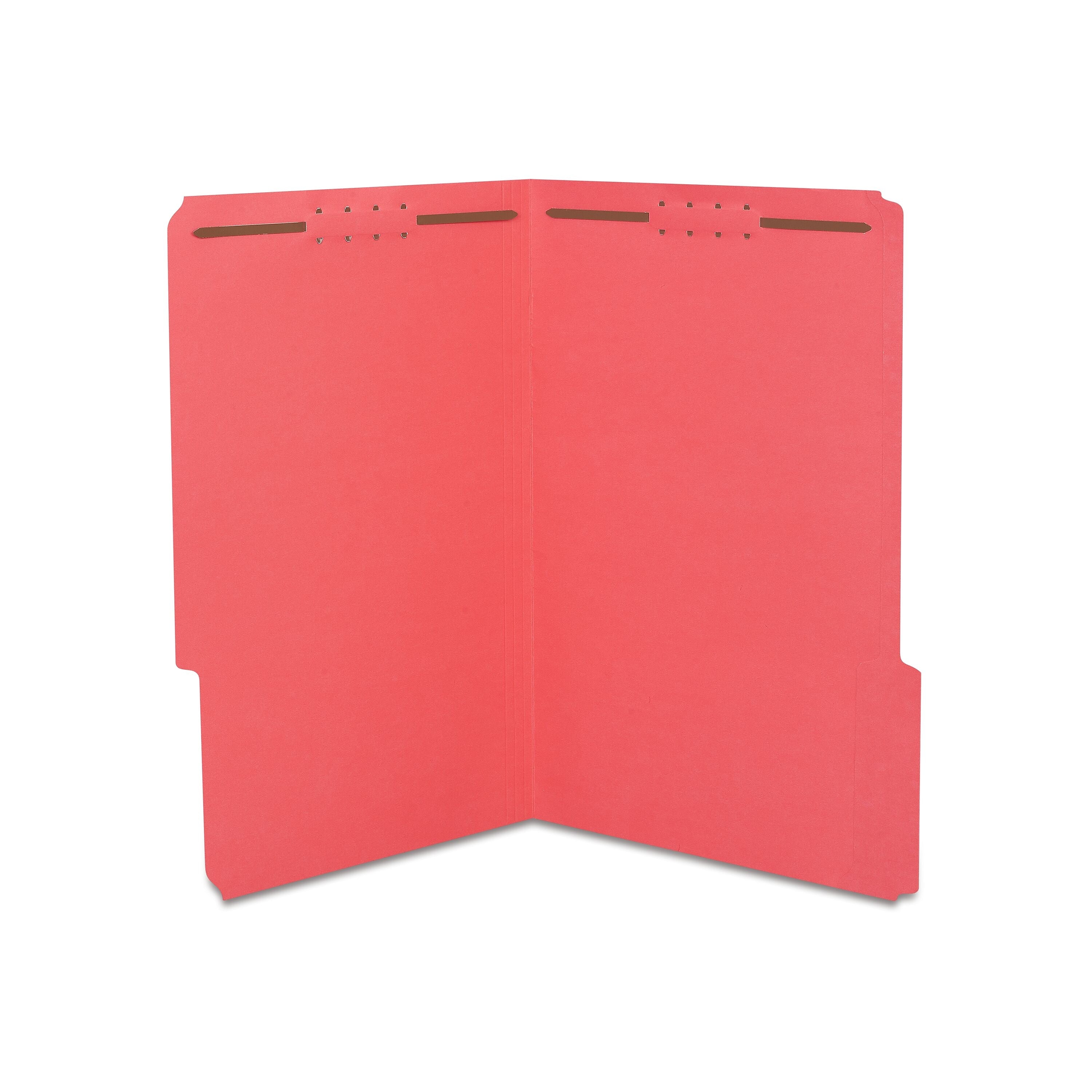 Staples® Heavy Duty Reinforced Classification Folder, 2" Expansion, Legal Size, Red, 50/Box (ST18692-CC)