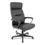 Alera® Oxnam Series Fixed Arm Polyurethane Task Chair, Black (ALEON41B19)