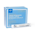 Medline Tongue Depressors, 6" Size, Non-sterile, 250/Box (MDS202077Z)