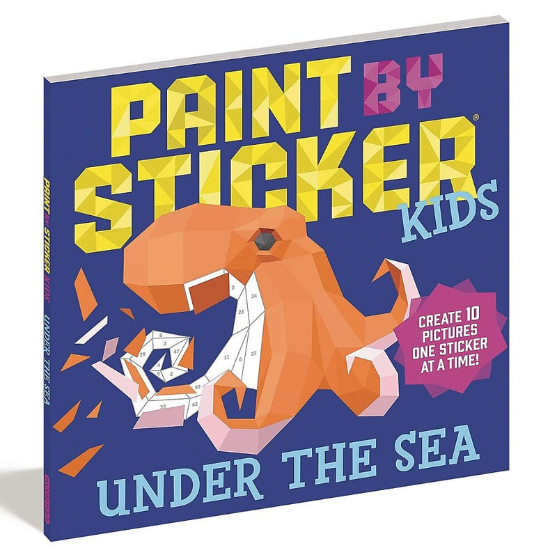 Workman Paint by Sticker Kids Under the Sea Activity Book (PS1455)