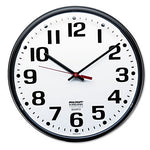 AbilityOne Skilcraft Slimline Quartz Wall Clock, Plastic, 12.75" Diameter (NSN3897944)
