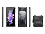 i-Blason Armorbox Black Rugged Case for Samsung Galaxy Z Flip4 (Galaxy2022-ZFlip4-5G-Armorbox-Black)
