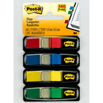 Post-it Flags, .47", Assorted Colors, 140 Flags/Pack (683-4)