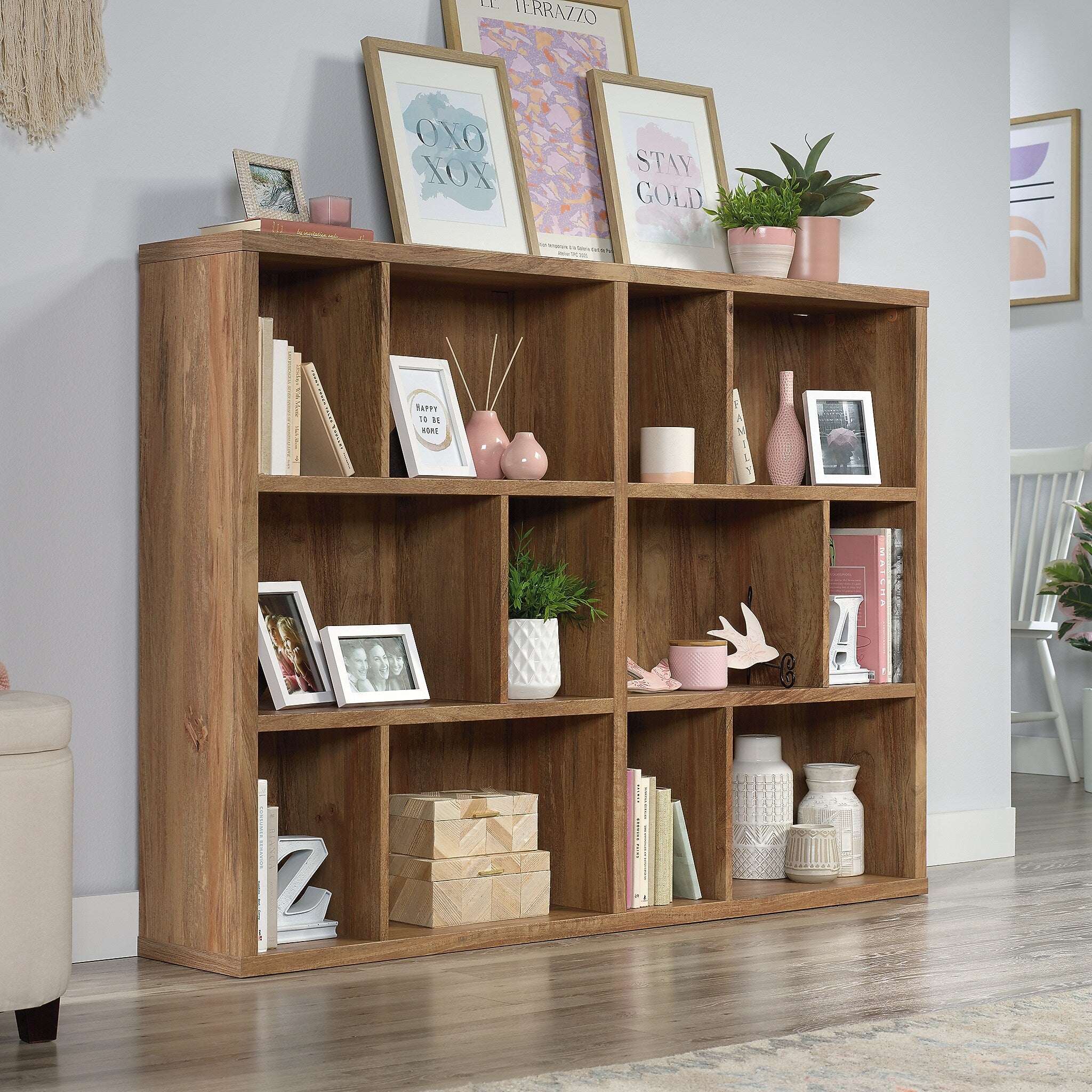 Sauder Select 44"H Bookcase, Sindoori Mango (427267)